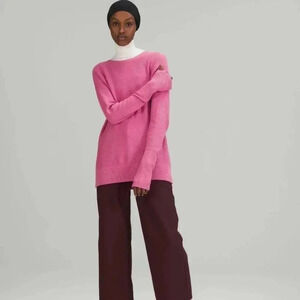 Lululemon Cashlu Crossover Back SweaterPink Blossom